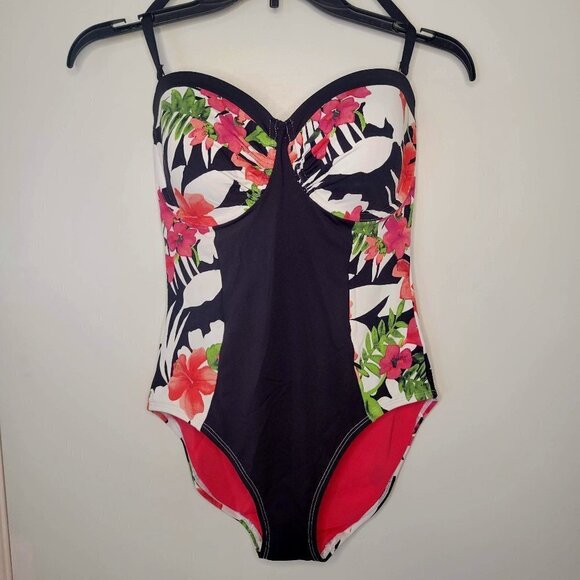Tommy Bahama Other - Tommy Bahama One Piece Tropical Built In Support Swimsuit